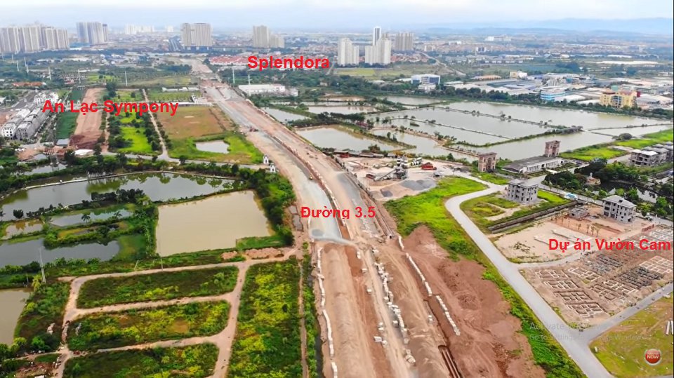 Đường vành đai 3 đoạn qua Hoài Đức Tiến độ đường vành đai 3.5 qua dự án An Lạc