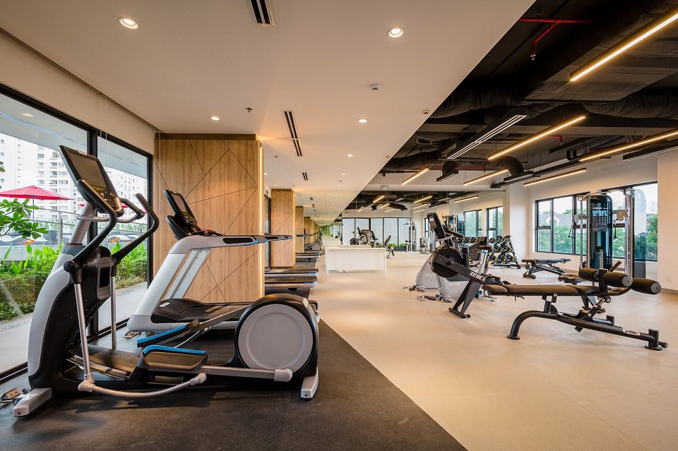 Phòng Gym chung cư Moonlight An Lạc
